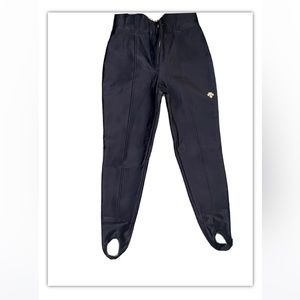 Descente Stirrup Black Stretch High Waist Ski Pant Size US 8